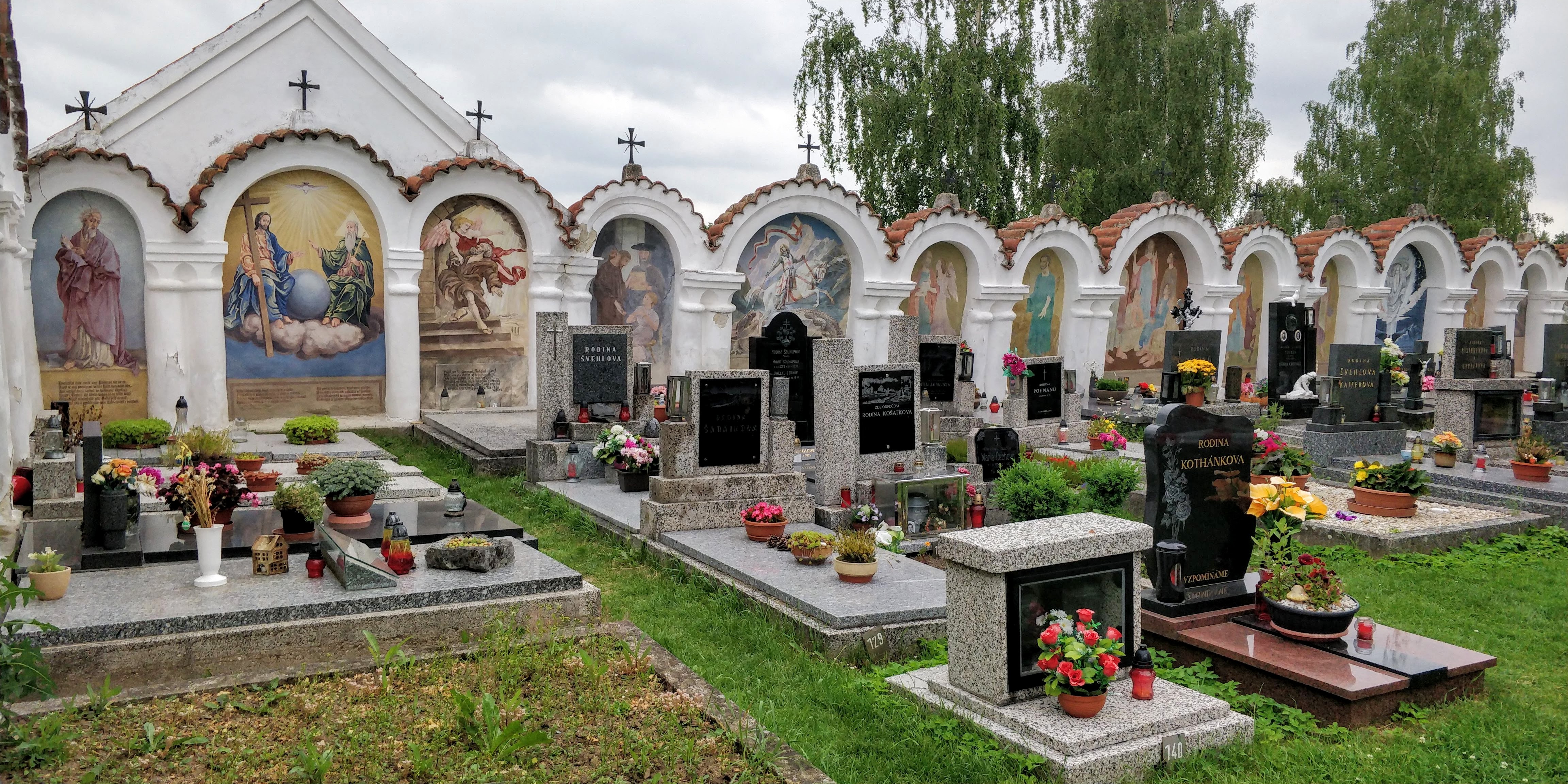 Hřbitov v Albrechticích